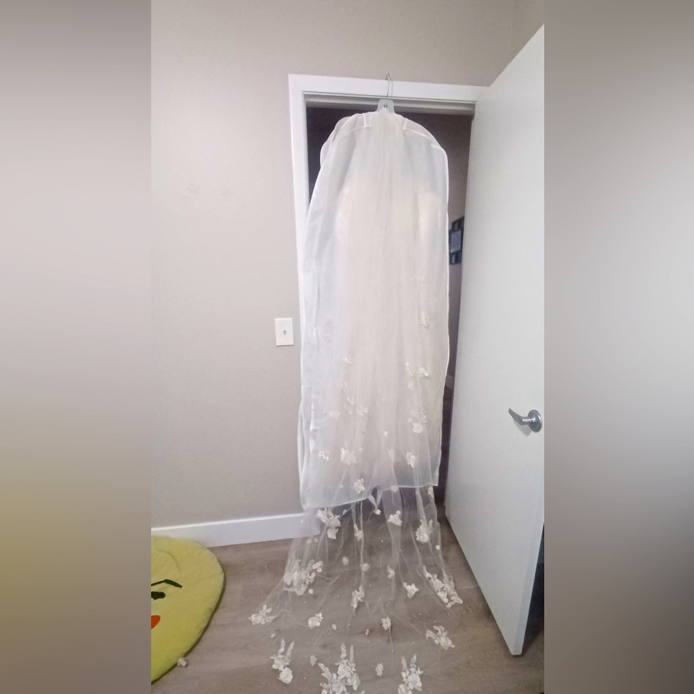 David’s Bridal veil 90 inch
